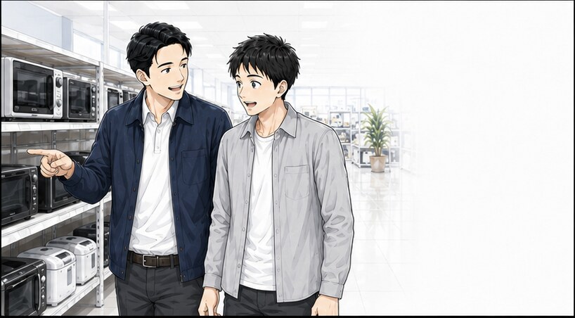 せどりのプロと一緒に店舗を回る初心者